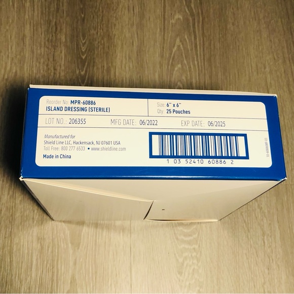 Med Pride Island Dressing 6”x6” - Picture 4 of 4